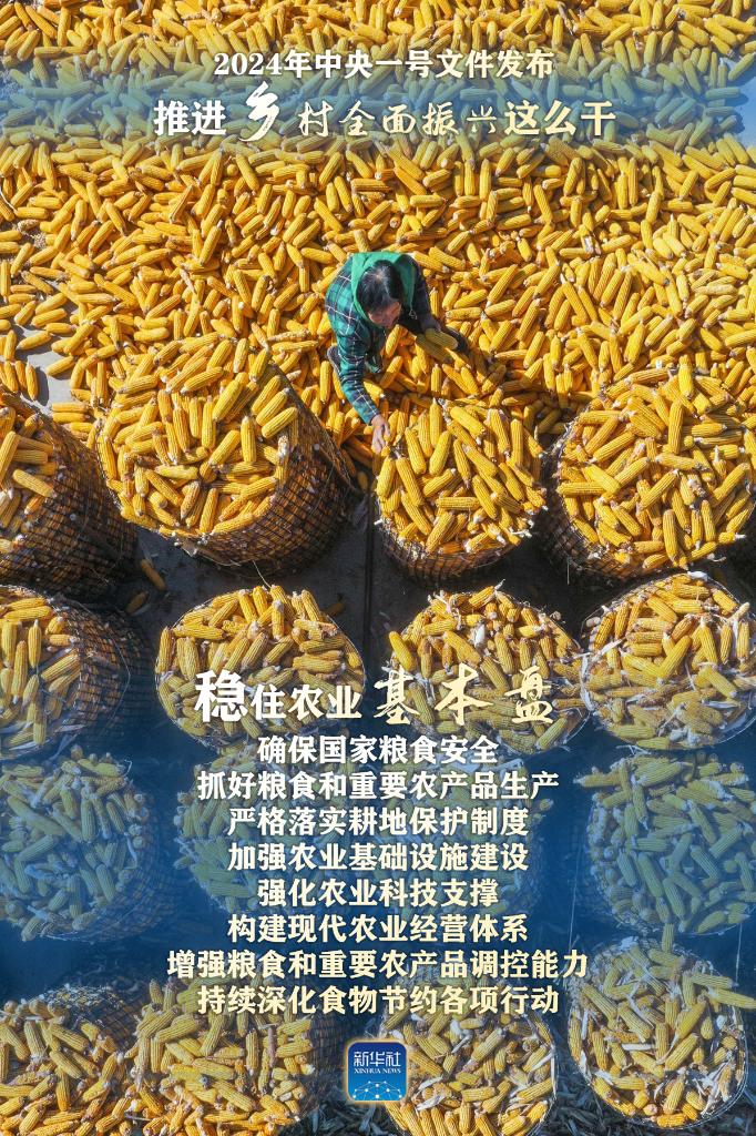 2024年中央一號文件:推進(jìn)鄉(xiāng)村全面振興這么干